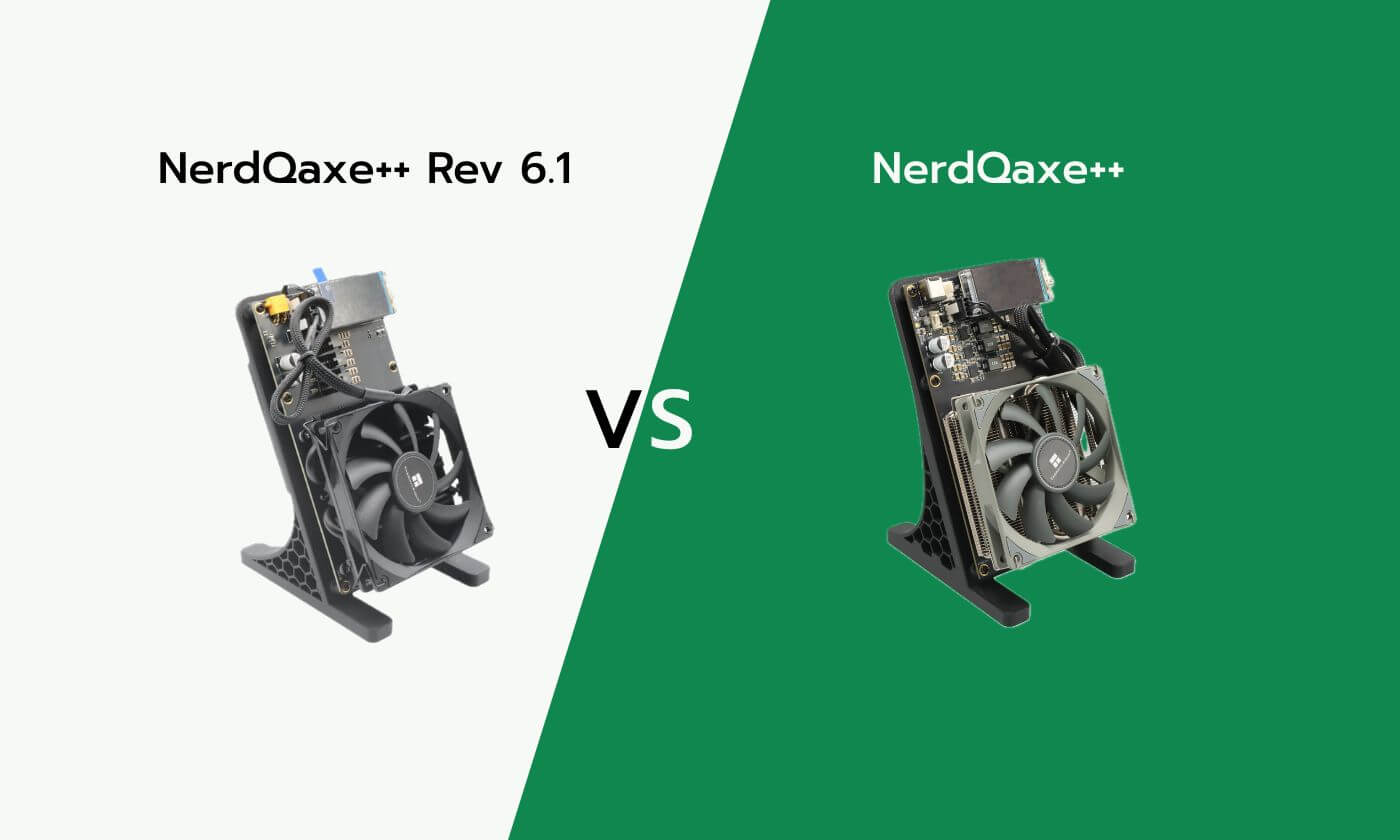 NerdQaxe++ Rev 6.1 vs NerdQaxe++