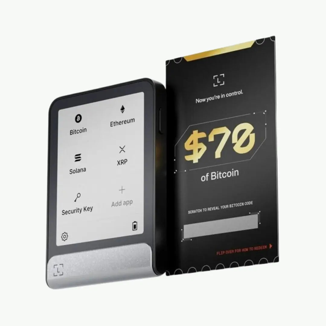 Ledger Flex + 70 $ Bitcoin-Gutschein