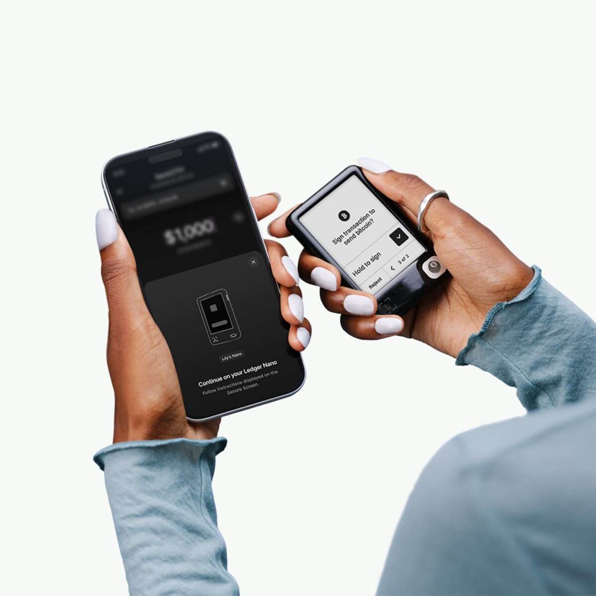 Ledger Flex + Magnet Folio Bundle