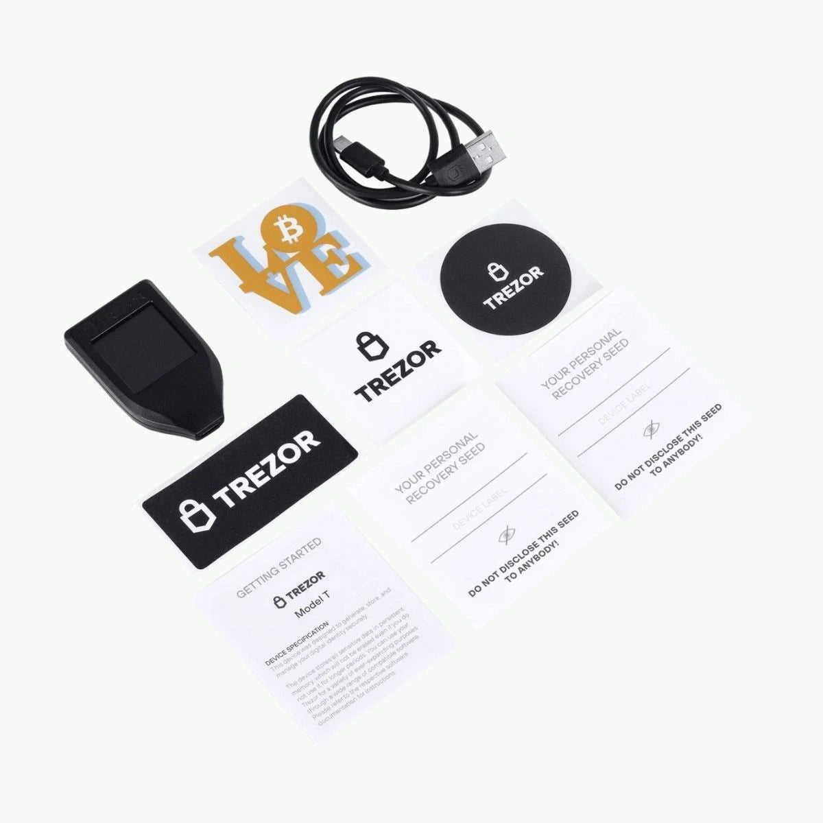 Trezor Model T + Cryptotag Zeus Bundle