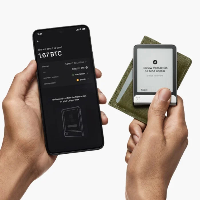 Ledger Flex + $70 Bitcoin voucher + Ellipal Seed Phrase Steel