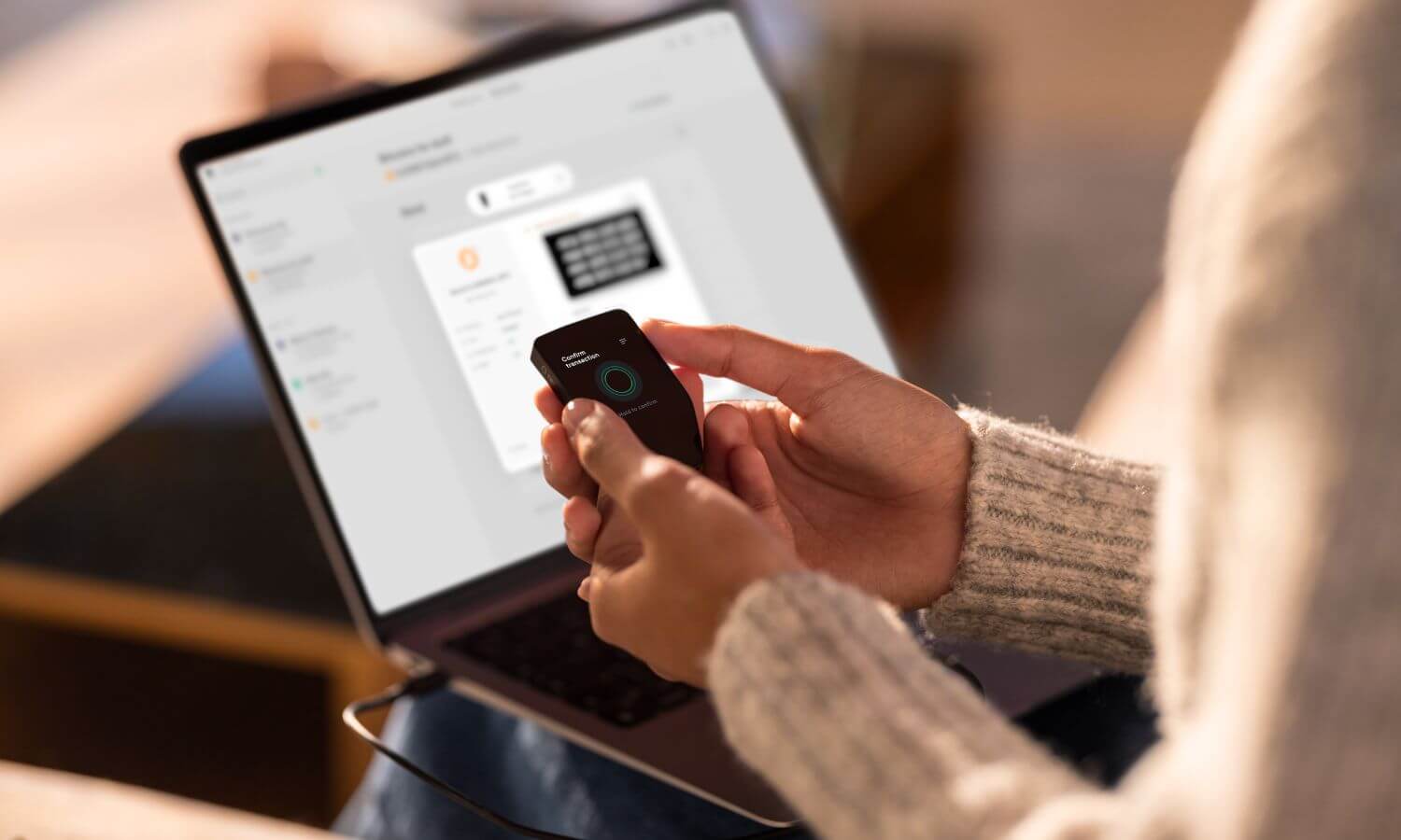 Hoe zet je je coins over naar je hardware wallet?
