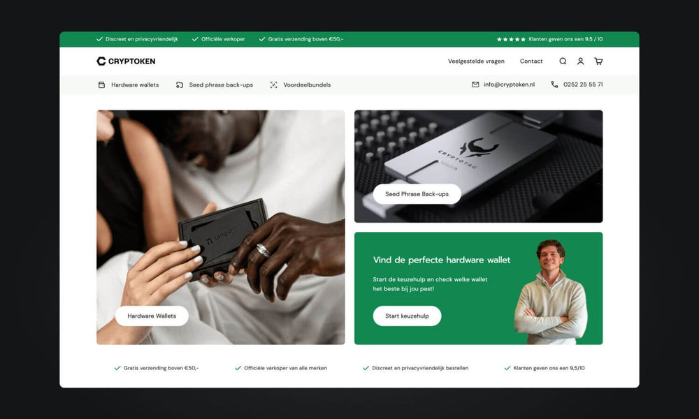 Hoe zet je je coins over naar je hardware wallet?