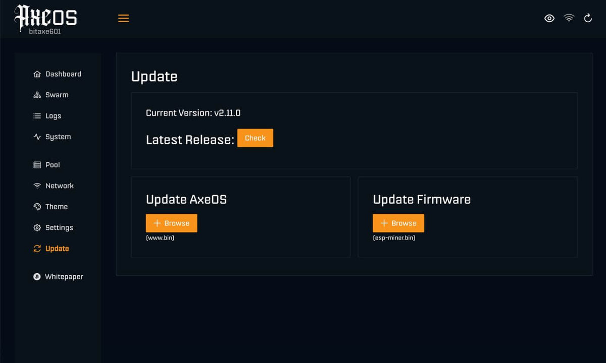 Hoe update je je NerdQaxe, NerdMiner of Bitaxe? Website & ESP Tool uitleg