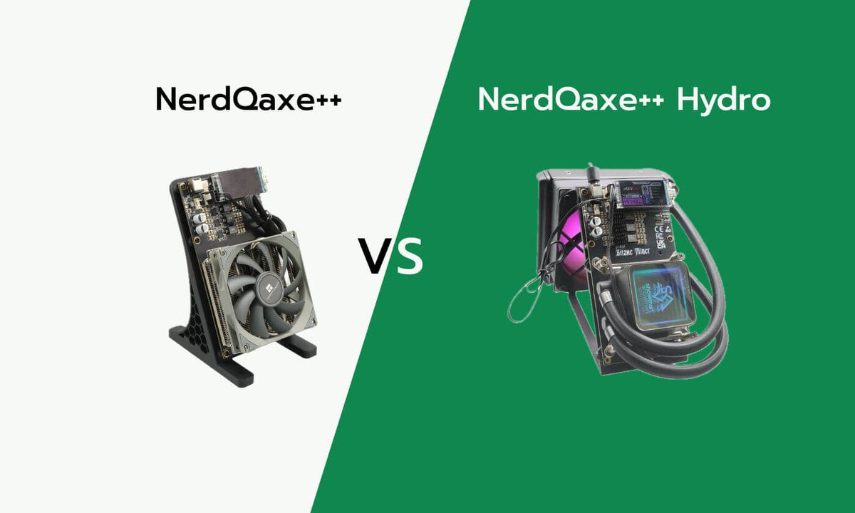 NerdQaxe++ vs NerdQaxe++ Hydro