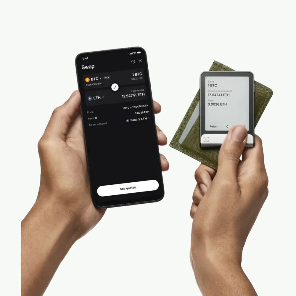 Ledger Flex + 70 dollar Bitcoin voucher + Cryptotag Loki Bundel